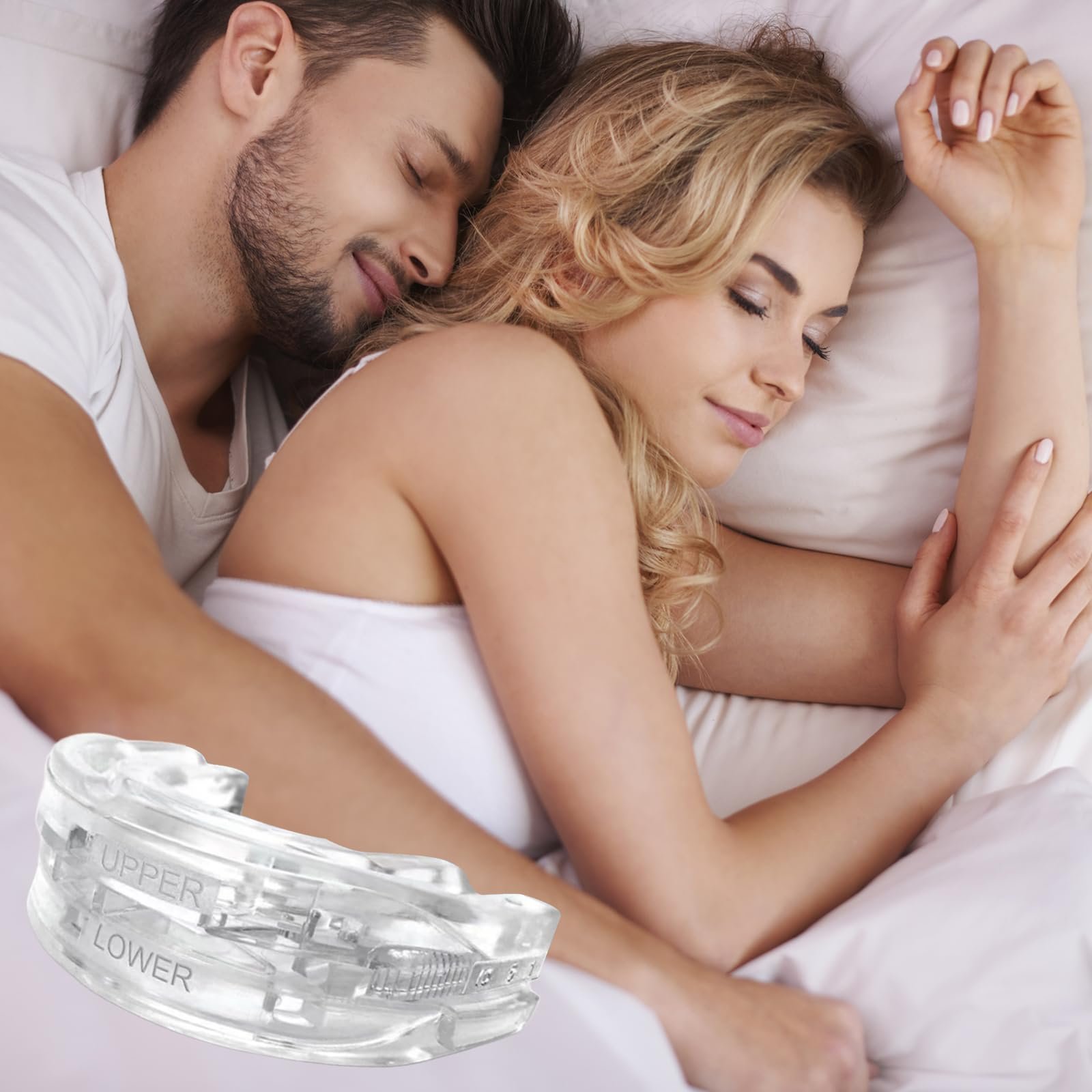 Капа от храпа для мужчин для использования ночью Прозрачная, фото №7