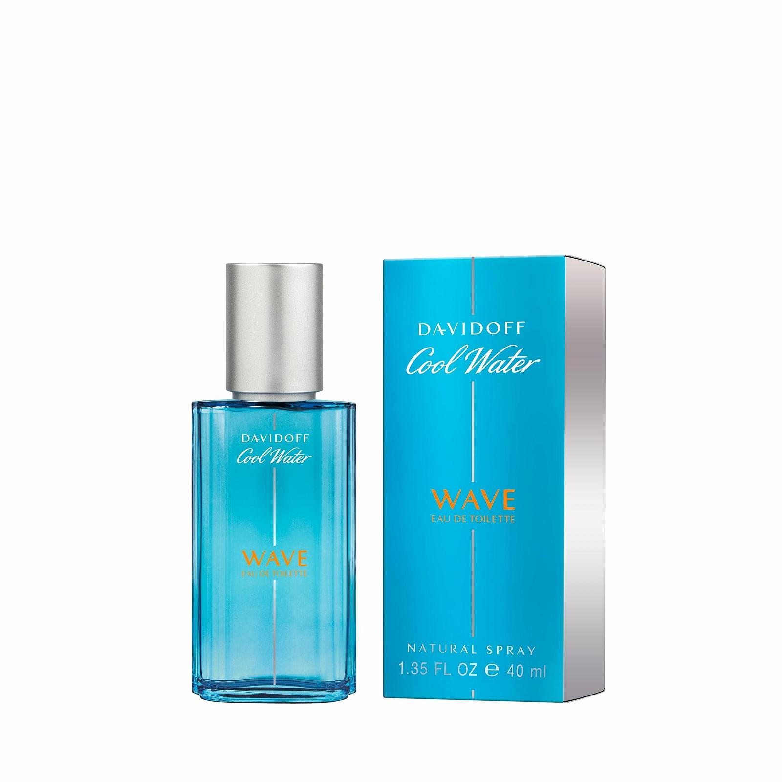 Туалетная вода DAVIDOFF Cool Water Wave Man, свежий древесный аромат для мужчин, 40мл, фото №2