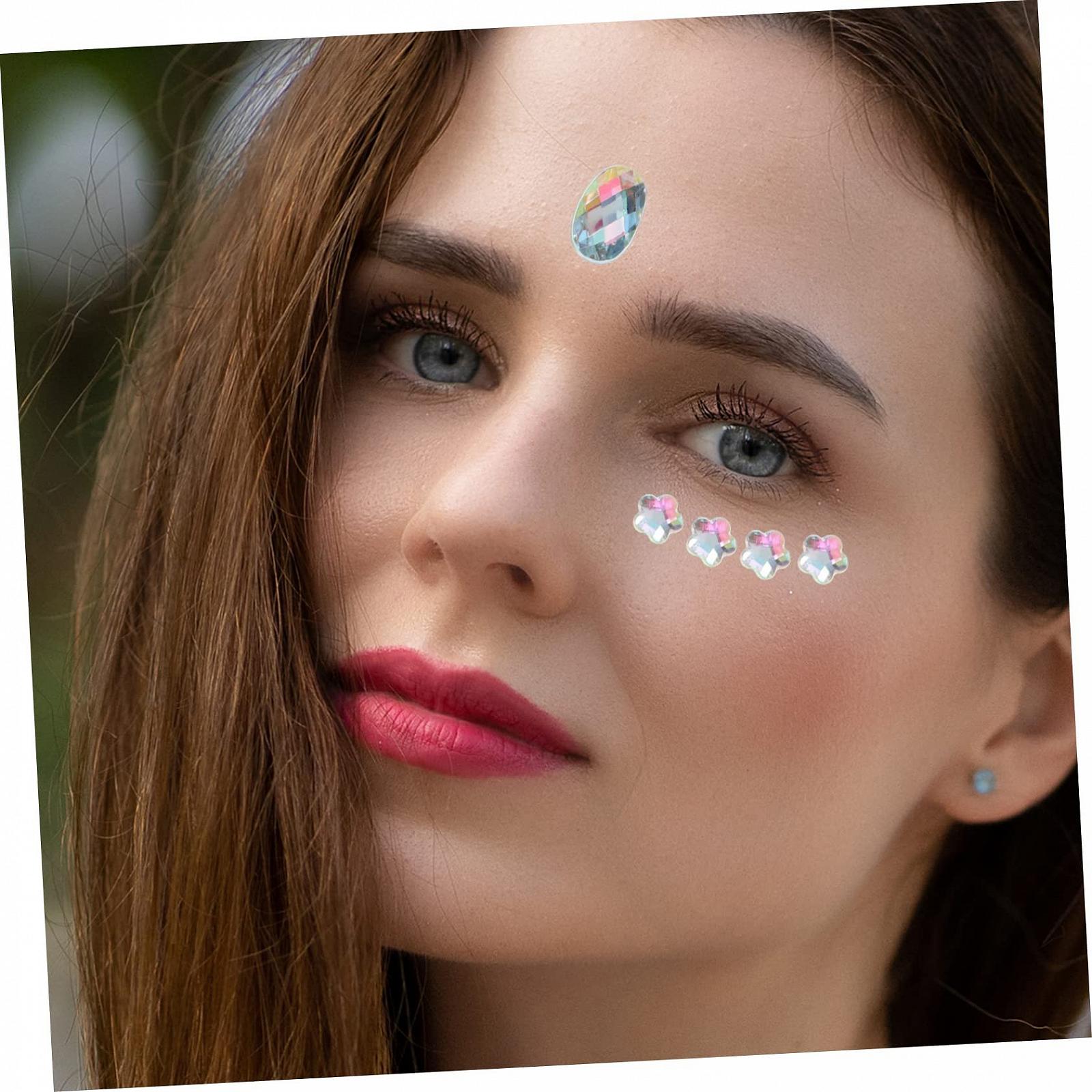 Стразы Акриловые minkissy Плоские 300 шт Белый AB, фото №3