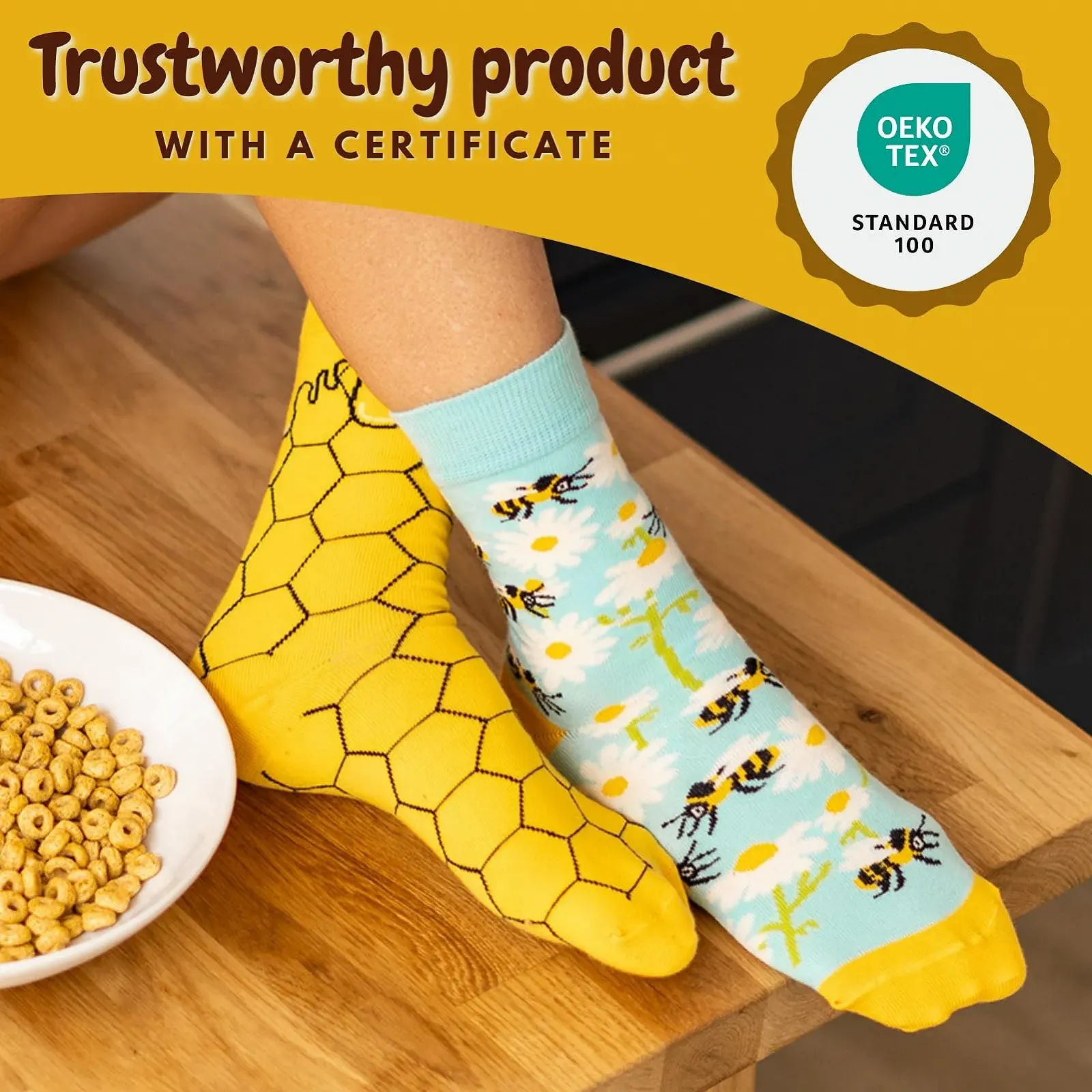 Шкарпетки soxo Honey, подарунок для жінок, фото №4