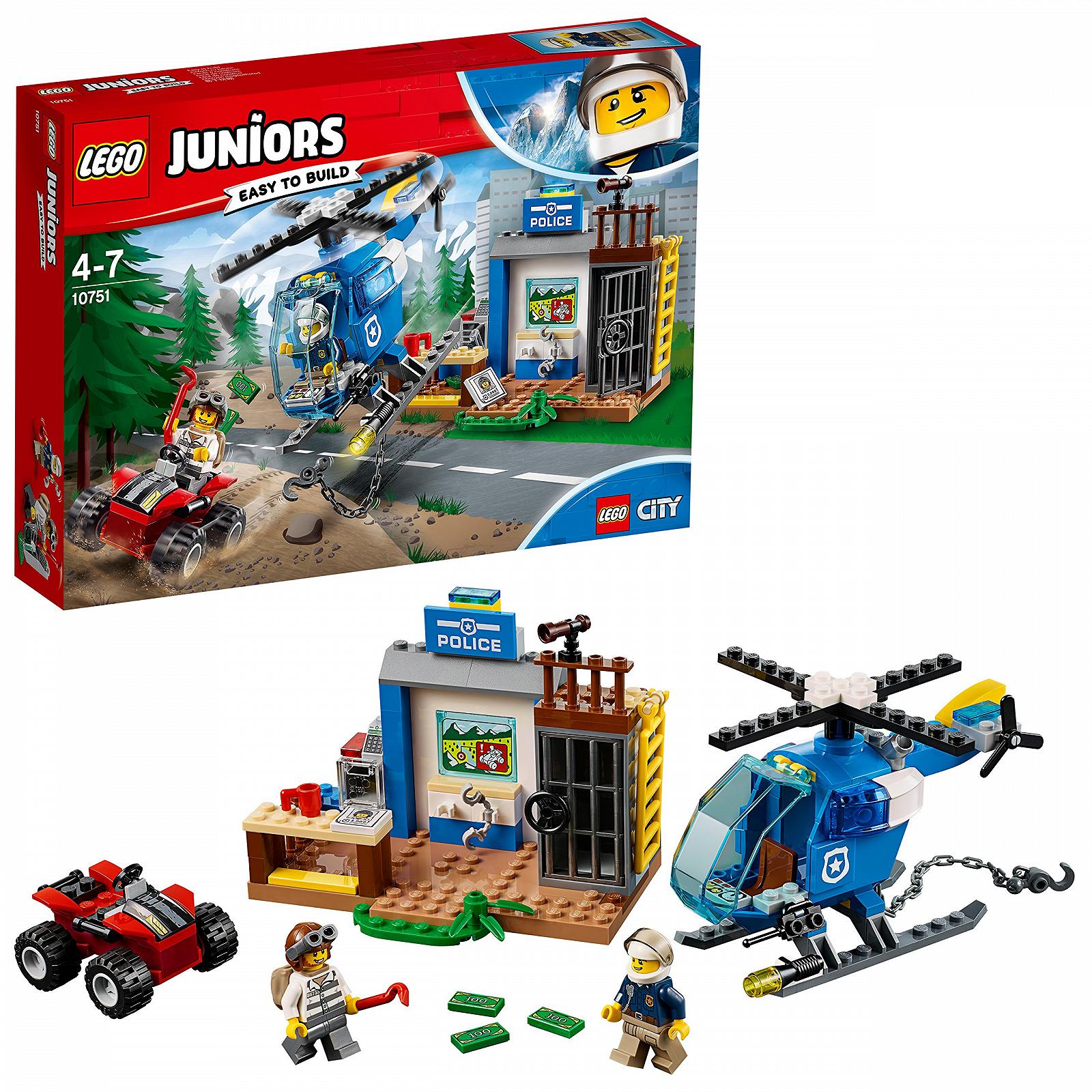 Игрушка LEGO Juniors 10751 Горная полиция в погоне единичный, фото №1 Игрушка LEGO Juniors 10751 Горная полиция в погоне единичный, фото №1