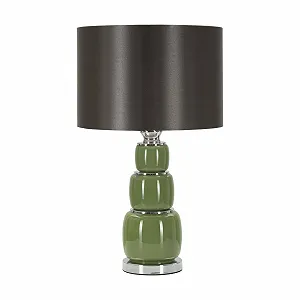 Настільна лампа Dmora Batova 33 x 33 x 57 см біла та сіра synthetic.ua - Фото 1