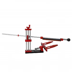 Точильный набор Регулируемая точилка для ножей с опорным стержнем из нержавеющей стали synthetic.ua - Фото 1