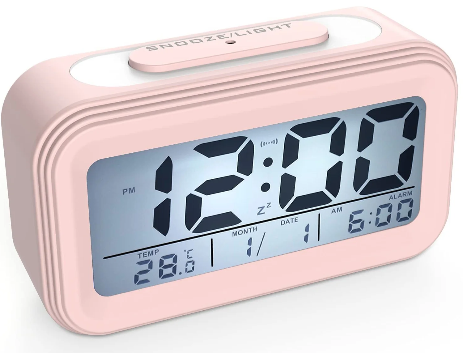 Будильник Coolzon Рожевий, фото №1