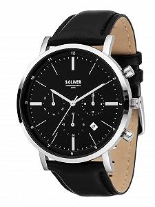 Чоловічий годинник Timex Chronograph Quartz з шкіряним ремінцем synthetic.ua - Фото 1