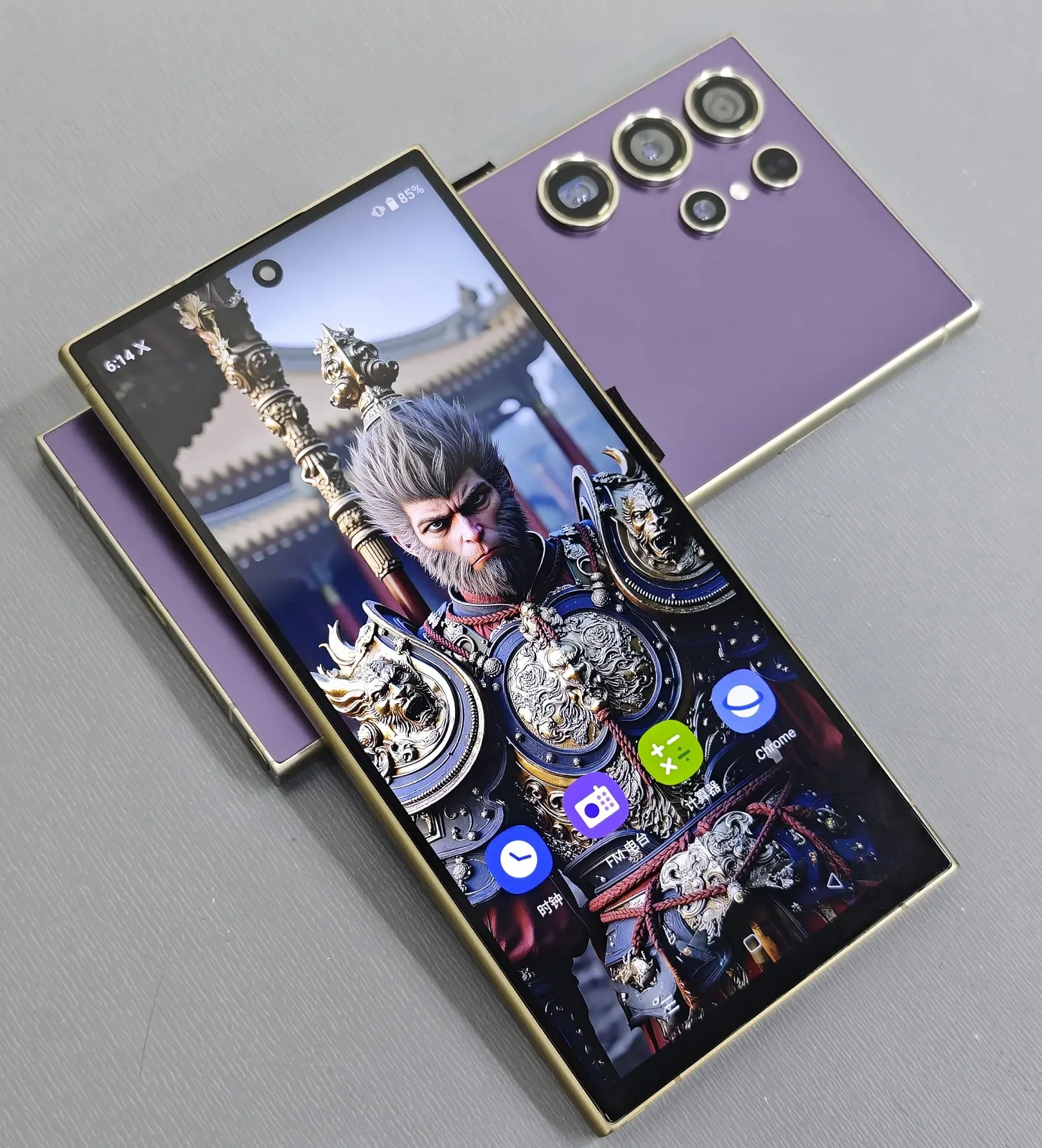 Смартфон 6.75 дюйма 3GB RAM 64GB ROM 5MP + 16MP 4G LTE Dual SIM Purple, фото №5
