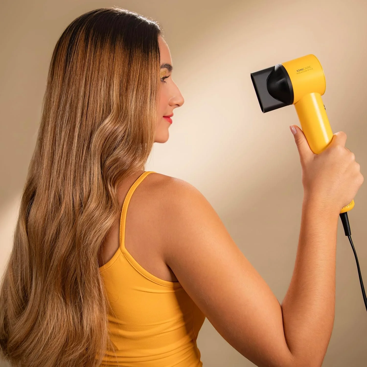 Фен Cecotec Ionicare Rockstar Style / 1500 Вт / 3 скорости / Желтый, фото №5