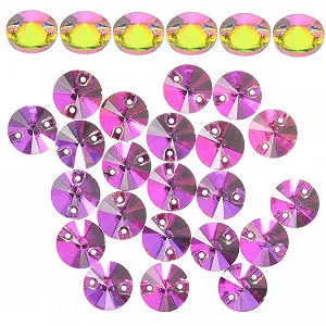 Набор страз для 48 шт. Плоские кристаллы для украшения одежды, материалы для DIY, стекло - Фото 1