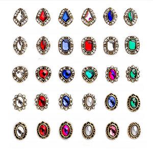 Стразы для ногтей 7–11 мм, 20 шт. - Фото 1