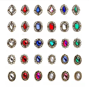 Стрази для нігтів 7–11 мм, кристали, прикраси для гелевих нігтів - Фото 1