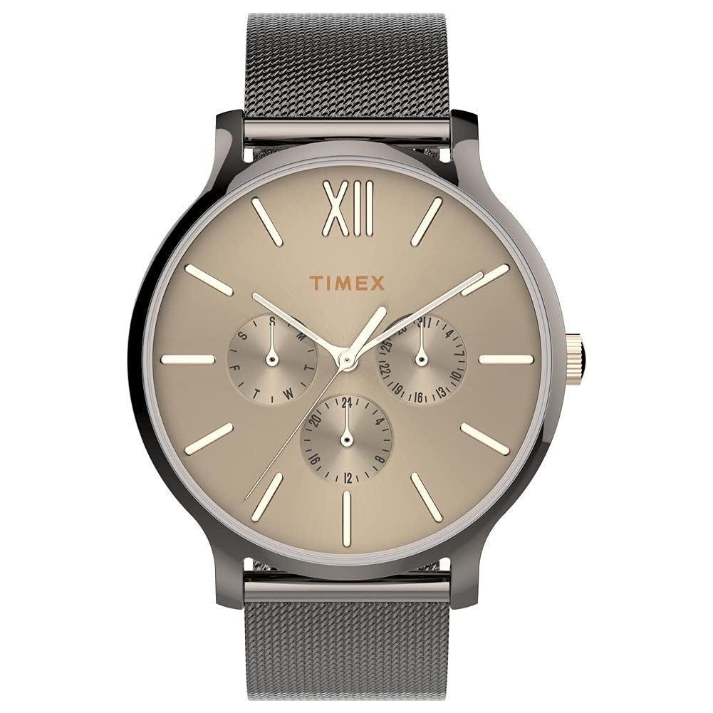 Жіночий наручний годинник Timex Dress TW2T74700VQ бронзовий, фото №1