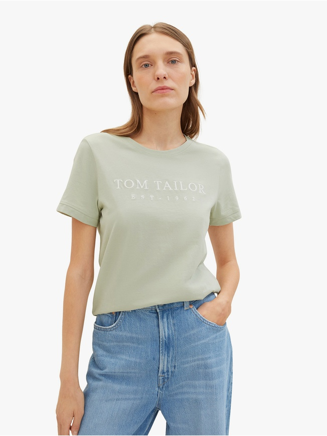 Футболка Tom Tailor 1041288-34895 Фисташковый L, фото №1