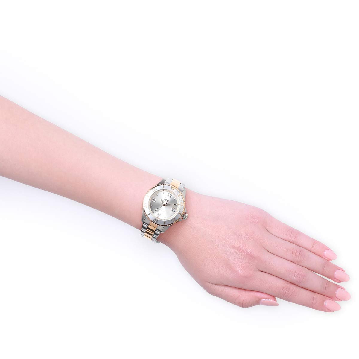 Годинник Ice-Watch ICE Steel Silver Rose Gold Сріблясто-сірий Жіночий з металевим ремінцем - 017322 (Small) сріблясто-сірий, фото №5 Годинник Ice-Watch ICE Steel Silver Rose Gold Сріблясто-сірий Жіночий з металевим ремінцем - 017322 (Small) сріблясто-сірий, фото №5