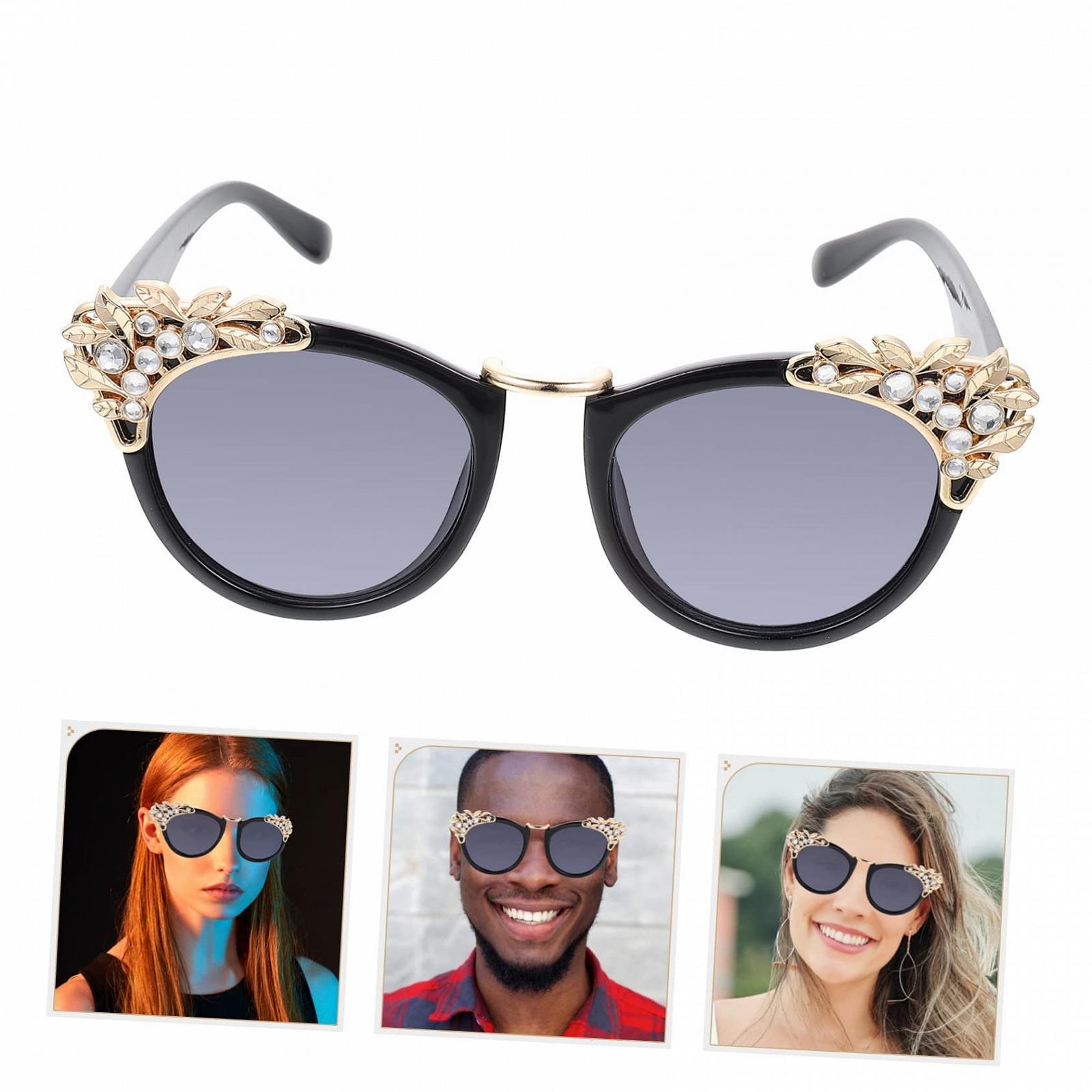 Сонцезахисні окуляри PACKOVE Діамантові Ретро Метал, фото №5