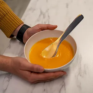 Ложка з ручкою з рогу буйвола Cabilock, набір з 2 штук synthetic.ua - Фото 1