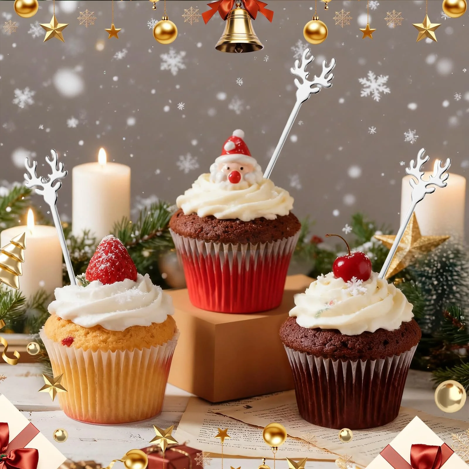 Ложка для Різдва Elk, набір 10 штук, фото №4