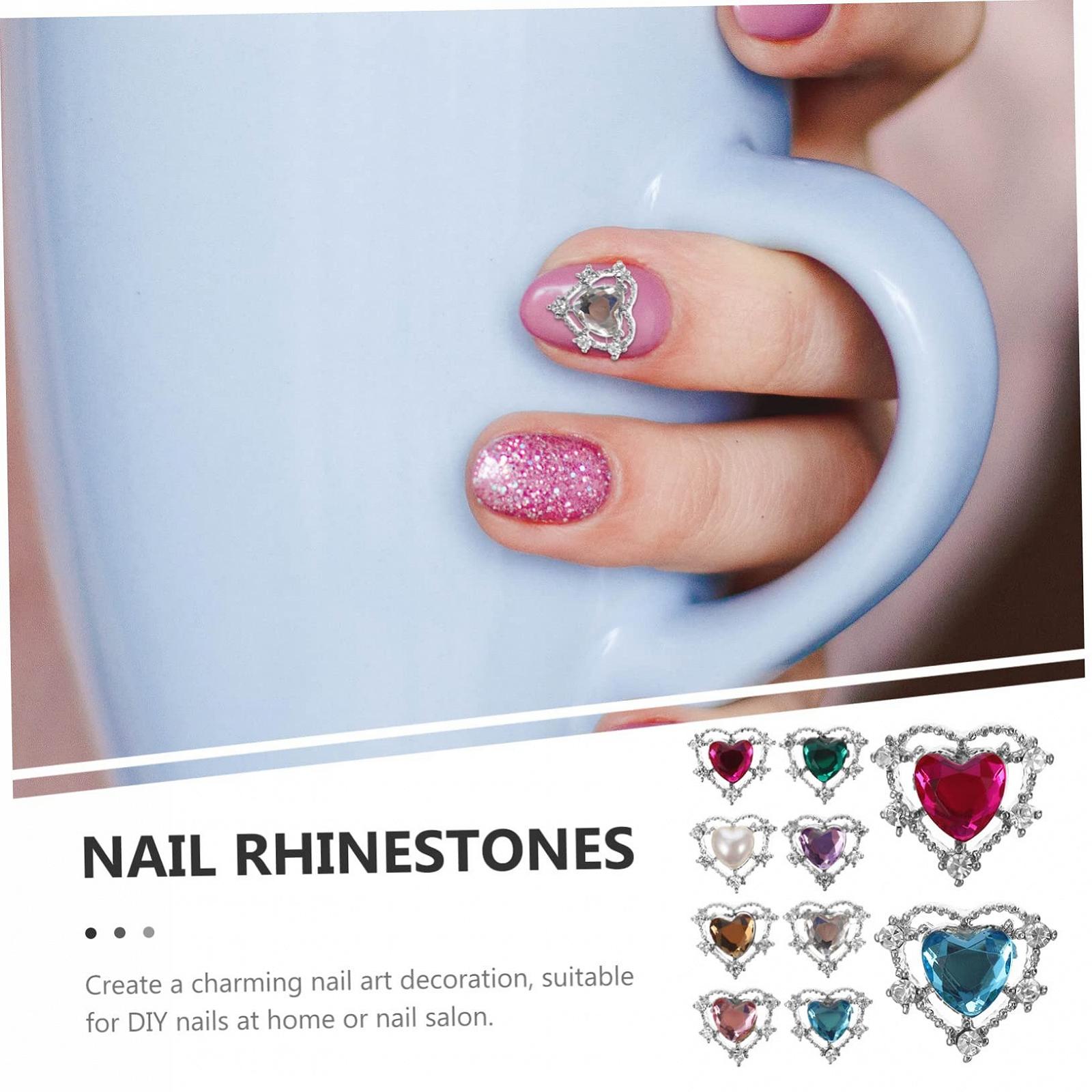 Украшение для ногтей Сердце COHEALI 50 шт., фото №6