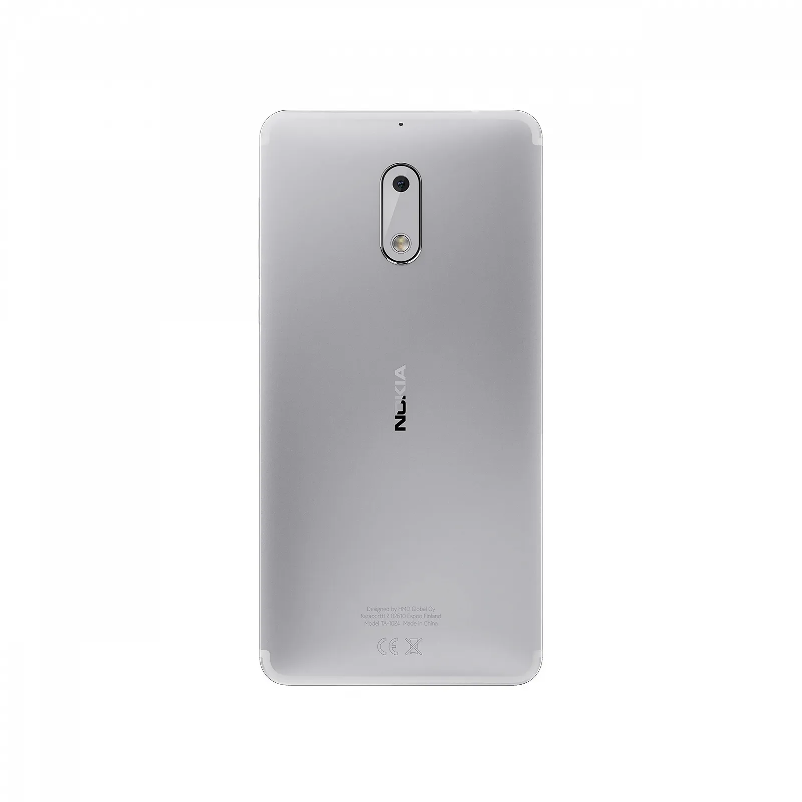 Смартфон Nokia 6 Dual SIM 2017 5.5 дюймов 32GB 16 MP Silver/White, фото №2 Смартфон Nokia 6 Dual SIM 2017 5.5 дюймов 32GB 16 MP Silver/White, фото №2