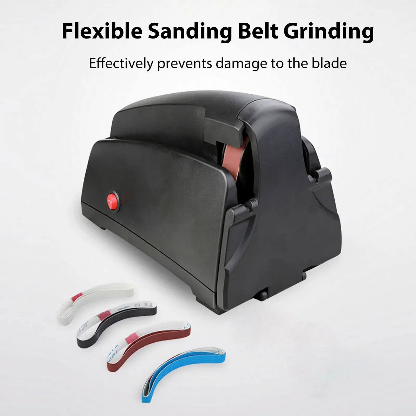 Електрична Точило для ножів Aoresac з 3 режимами та набором стрічок (EU Plug), фото №3 Електрична Точило для ножів Aoresac з 3 режимами та набором стрічок (EU Plug), фото №3