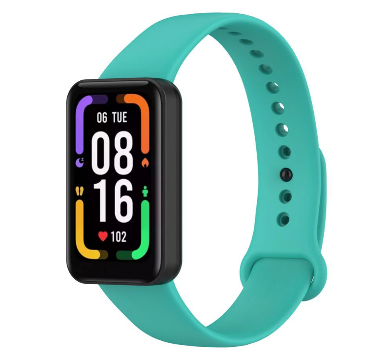Силіконовий ремішок Primo для фітнес-браслету Xiaomi Redmi Smart Band Pro Teal, фото №3