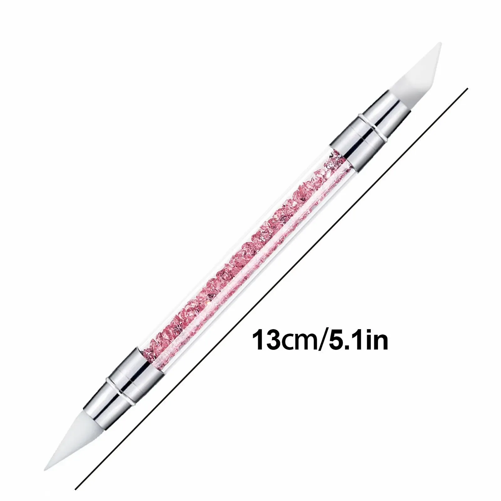 Кисть для ногтей Schöner Stift Двусторонняя Силиконовая Многофункциональная, фото №7
