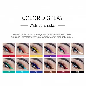 Набір підводок для очей Colourful Матові Водостійкі Гелеві synthetic.ua - Фото 1