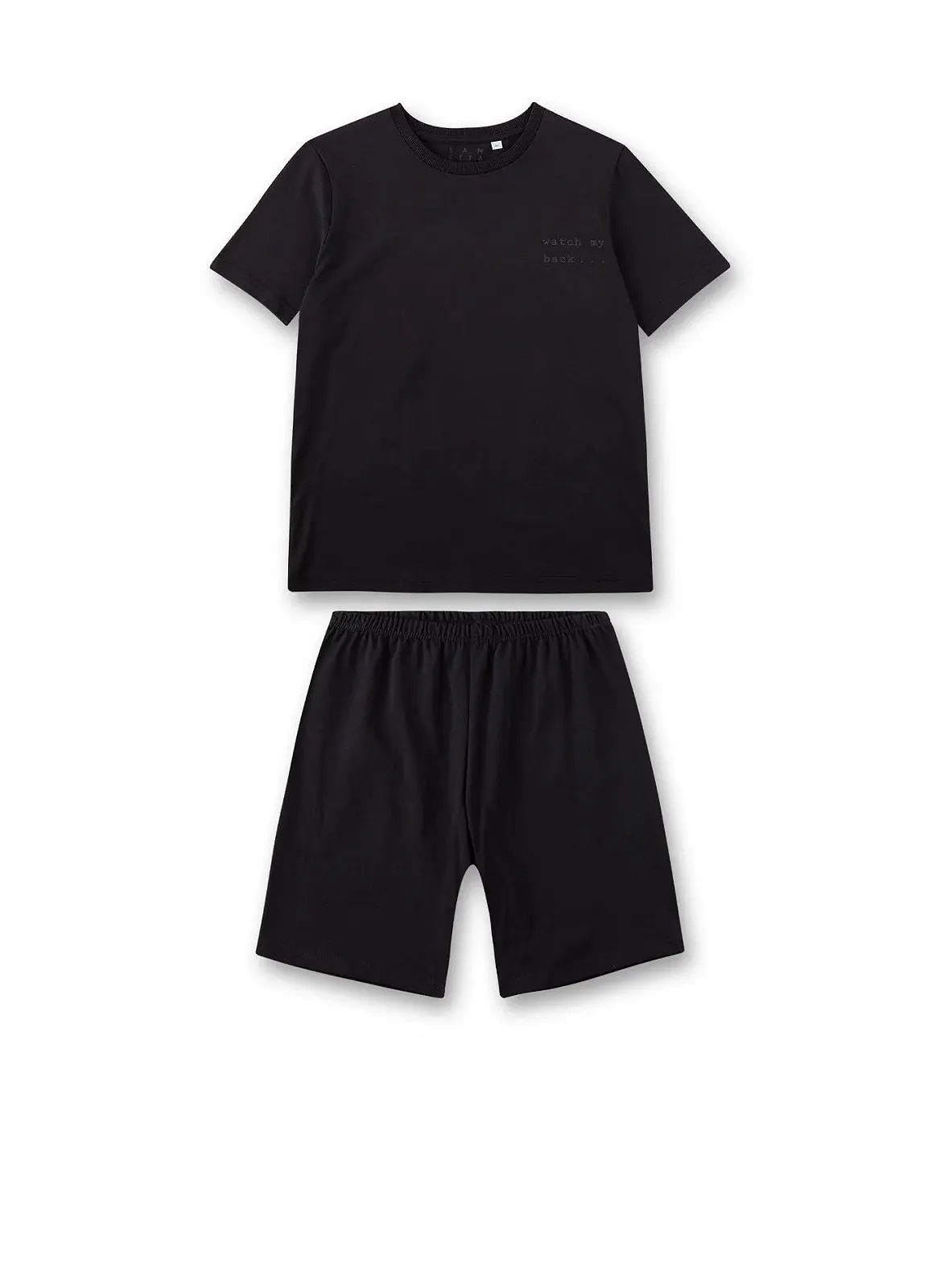 Піжама Sanetta для хлопчиків Коротка Темно-синя, фото №1