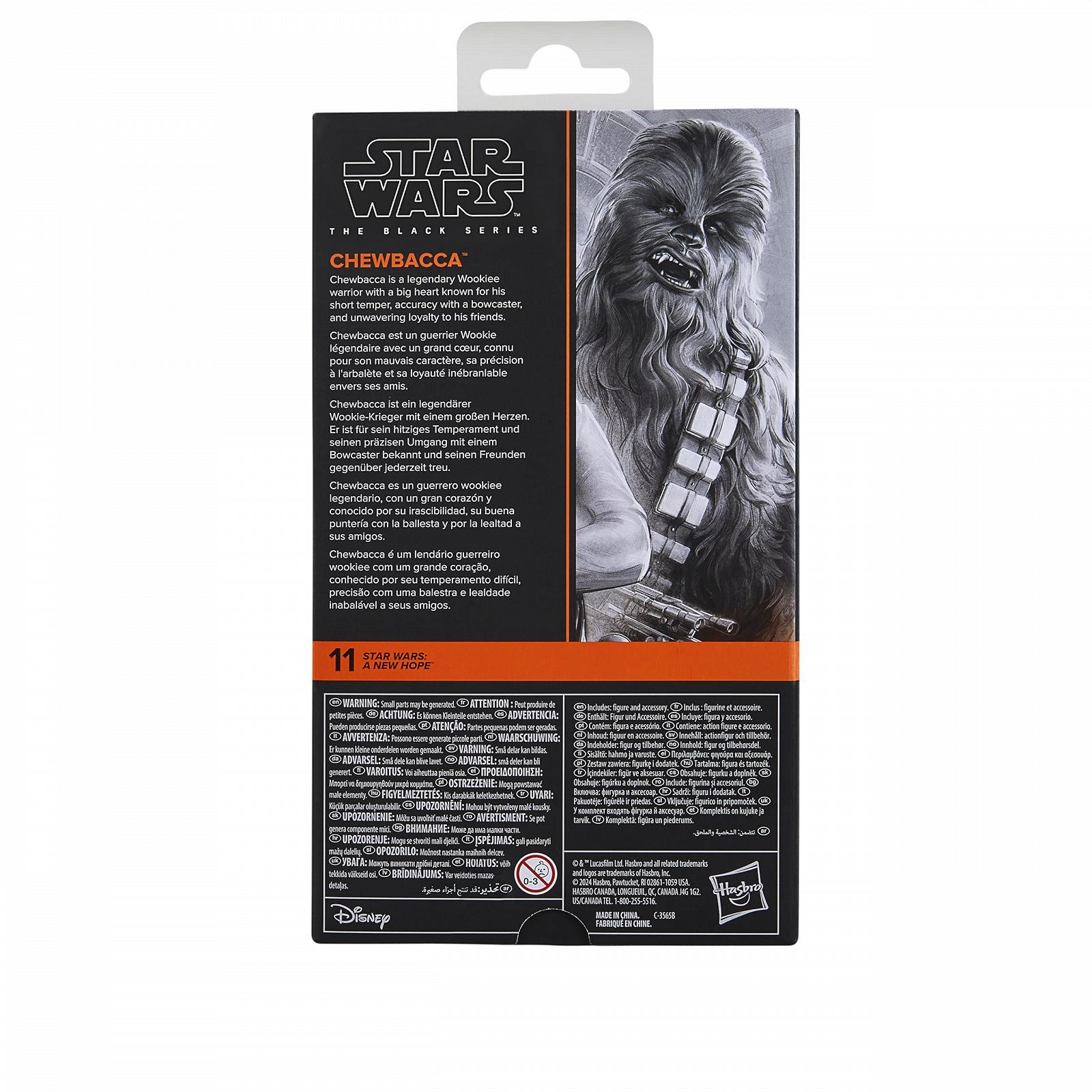 Фігурка Star Wars The Black Series Чубакка, Star Wars: A Hope, колекційна, 15 см, фото №6