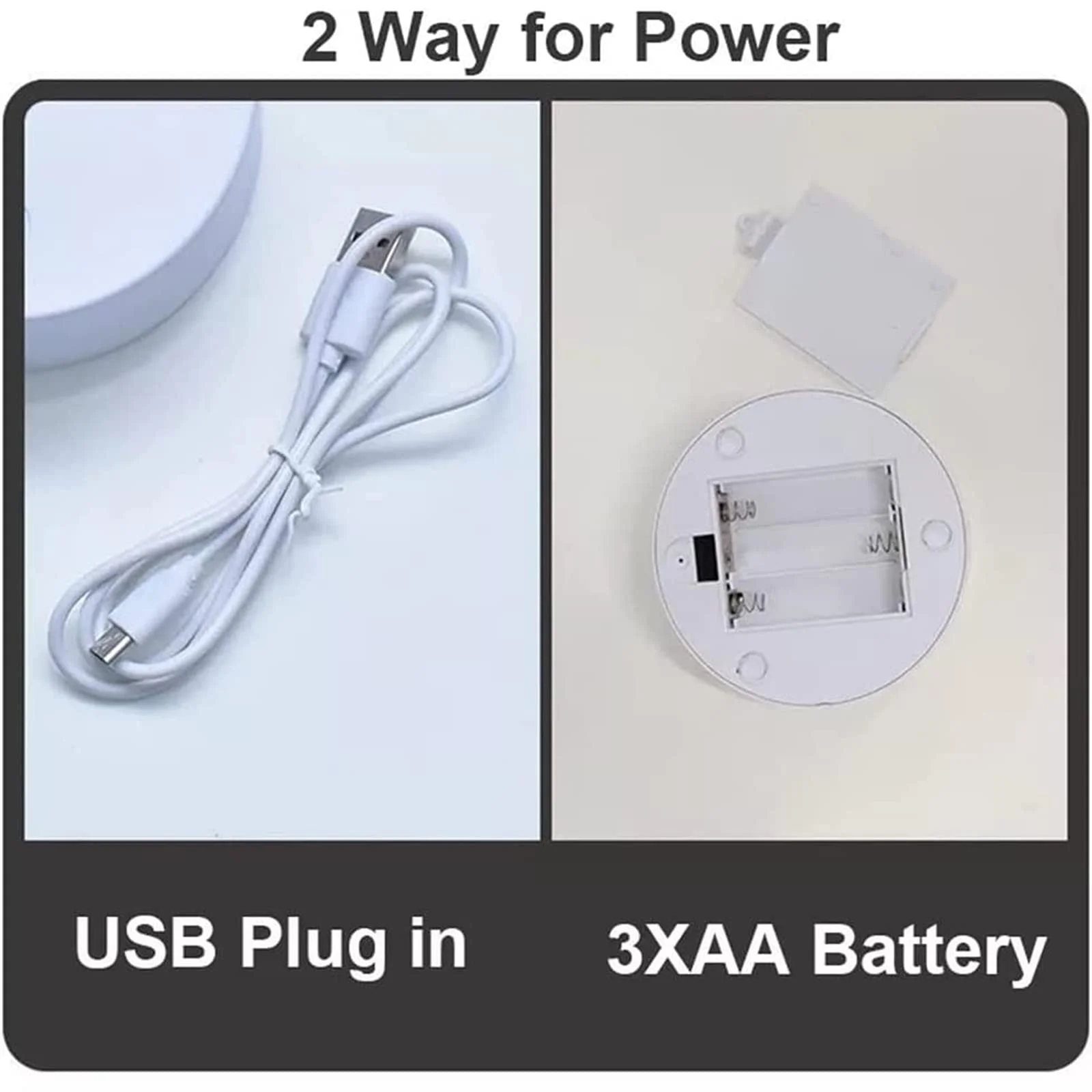 Настільна лампа Moving Sand Art 3D 7 кольорів 360° Rotation Червоний, фото №4