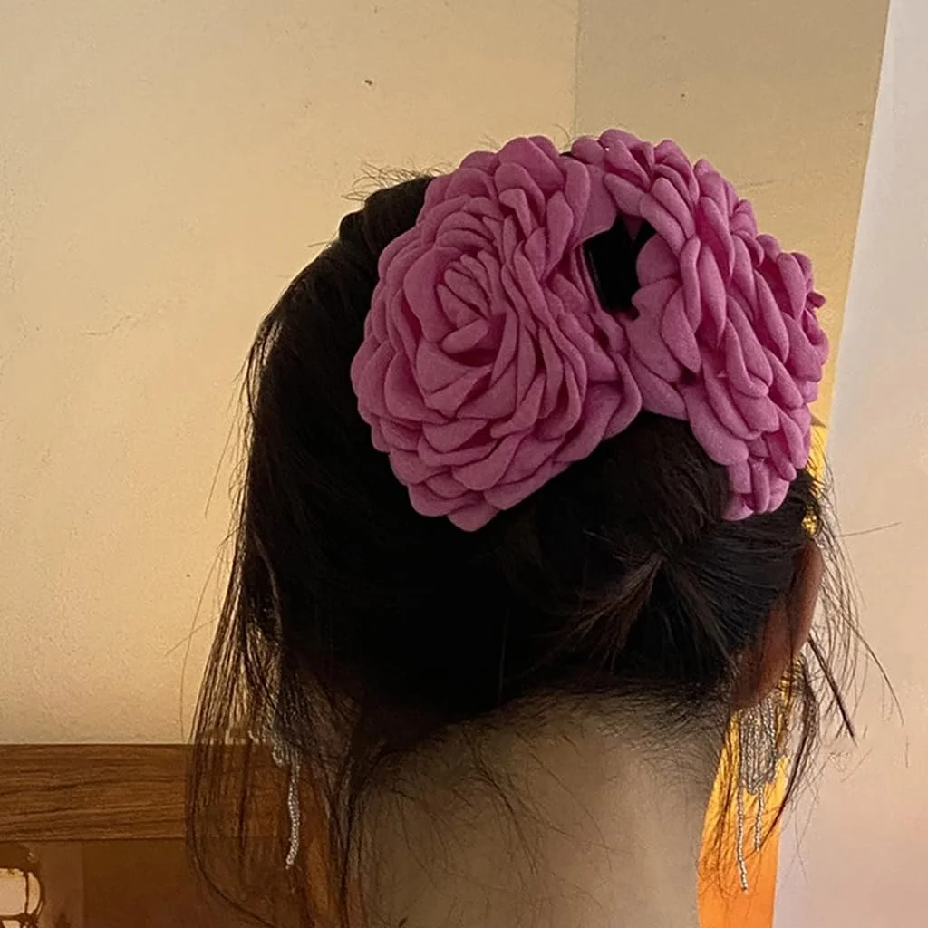 Заколка для волос Yjcnelcr с розами для женщин, шпилька для волос, украшение для волос для девочек, фото №6