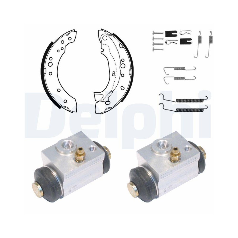 Комплект гальмівних колодок DELPHI KP1078 задня вісь, фото №1