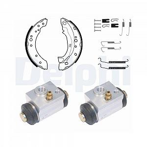 Комплект гальмівних колодок DELPHI KP1078 задня вісь - Фото 1