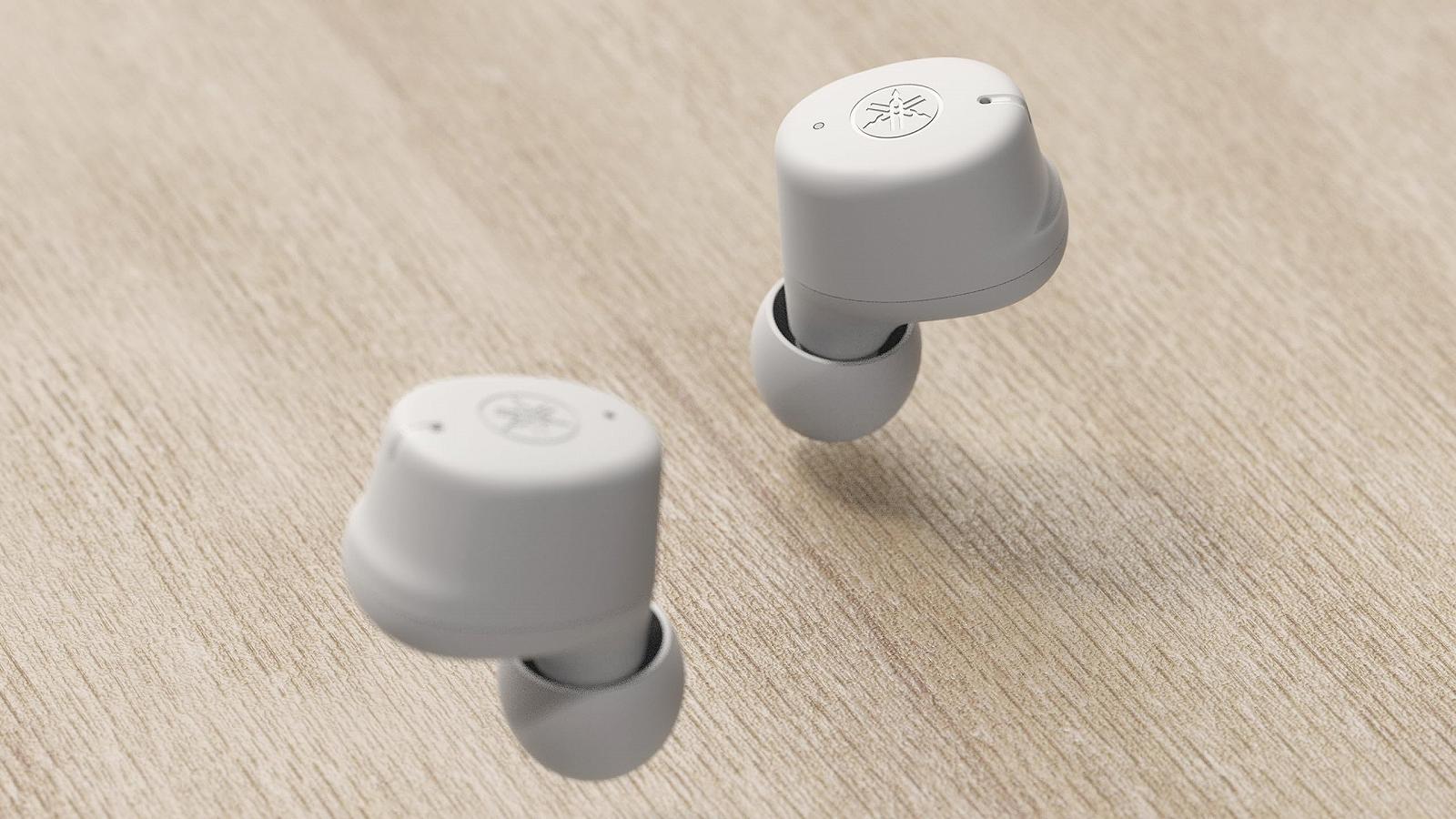 Беспроводные наушники Yamaha TW-E3C с Bluetooth True Sound и Clear Voice Capture Бежевый, фото №6