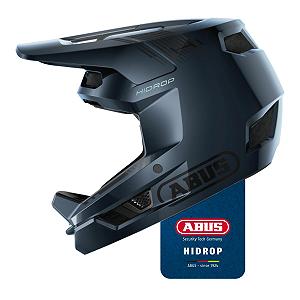 Шлем Downhill ABUS HiDrop с полной лицевой частью, сертифицированный ASTM, с внешней оболочкой из ABS для MTB: Downhill, Enduro и Bikepark - для взрослых и молодежи - Фото 1