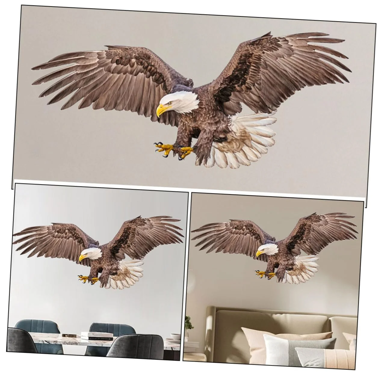 Наклейка на стіну OSALADI Орел Набір 1 шт., фото №4