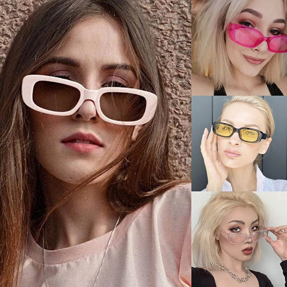 Сонцезахисні окуляри Прямокутні Ретро RUNHUIS для Жінок та Чоловіків, Великі, фото №5 Сонцезахисні окуляри Прямокутні Ретро RUNHUIS для Жінок та Чоловіків, Великі, фото №5