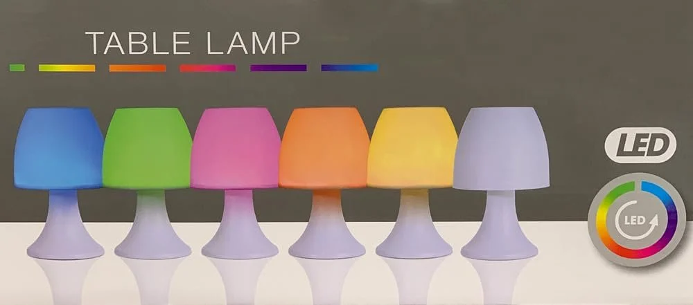 Настільна лампа zeitzone LED Colour Changing Battery 19 см, фото №2