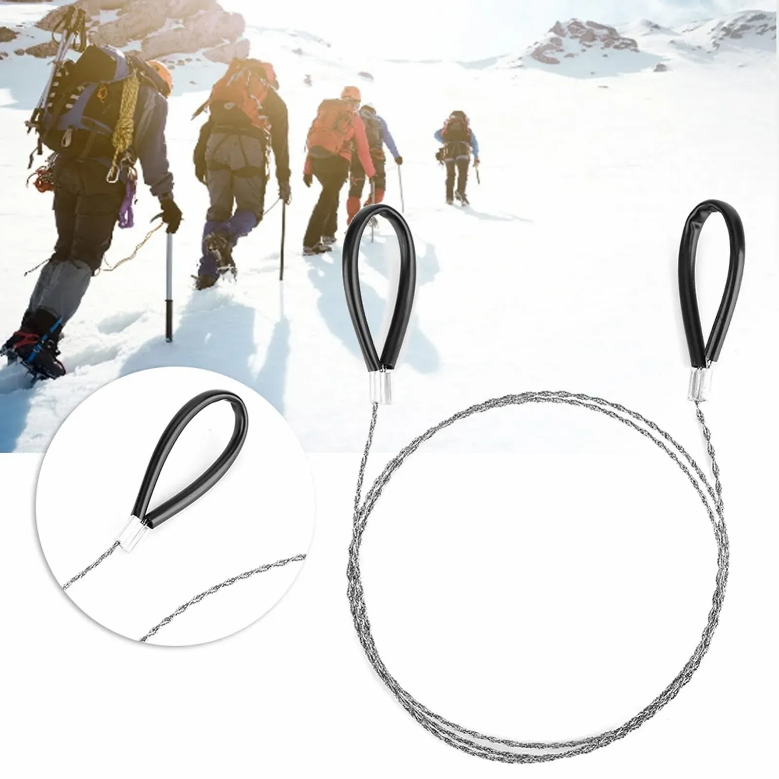 Пила дротяна Oumefar сталева спіральна для різання дерева, гуми, пластику, фото №2