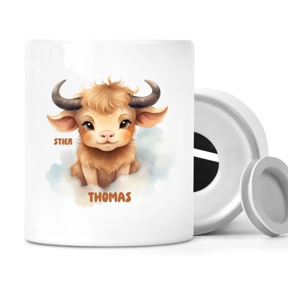 Скарбничка Знак зодіаку Телець #1, фото №1