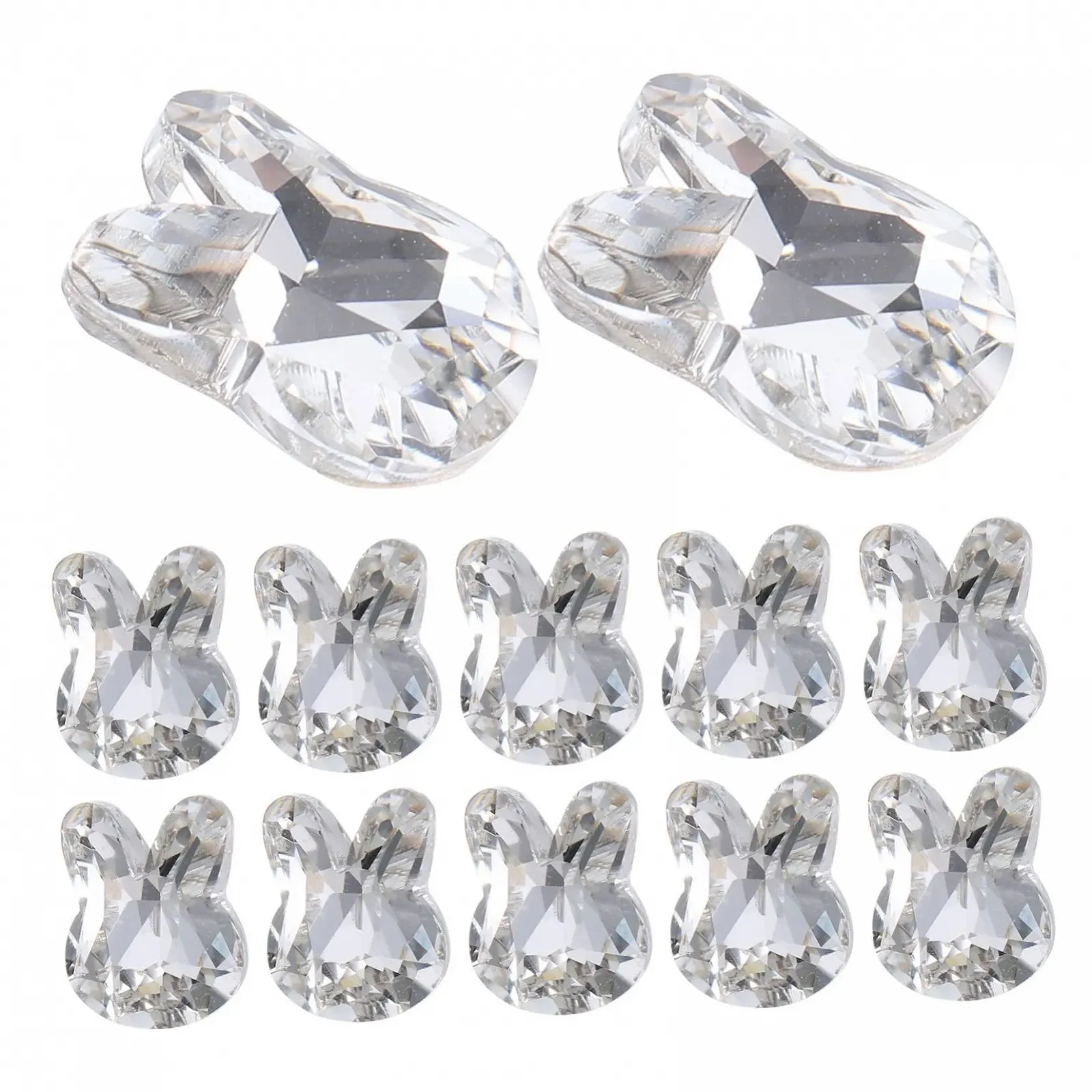 Стрази для нігтів FRCOLOR 40 шт Кролик, наклейки для нігтів, 3D, кристали, шарми, фото №2