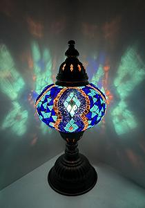 Настільна лампа Samarkand Lights Mosaic L Мозаїчна Східна Синя - Фото 1