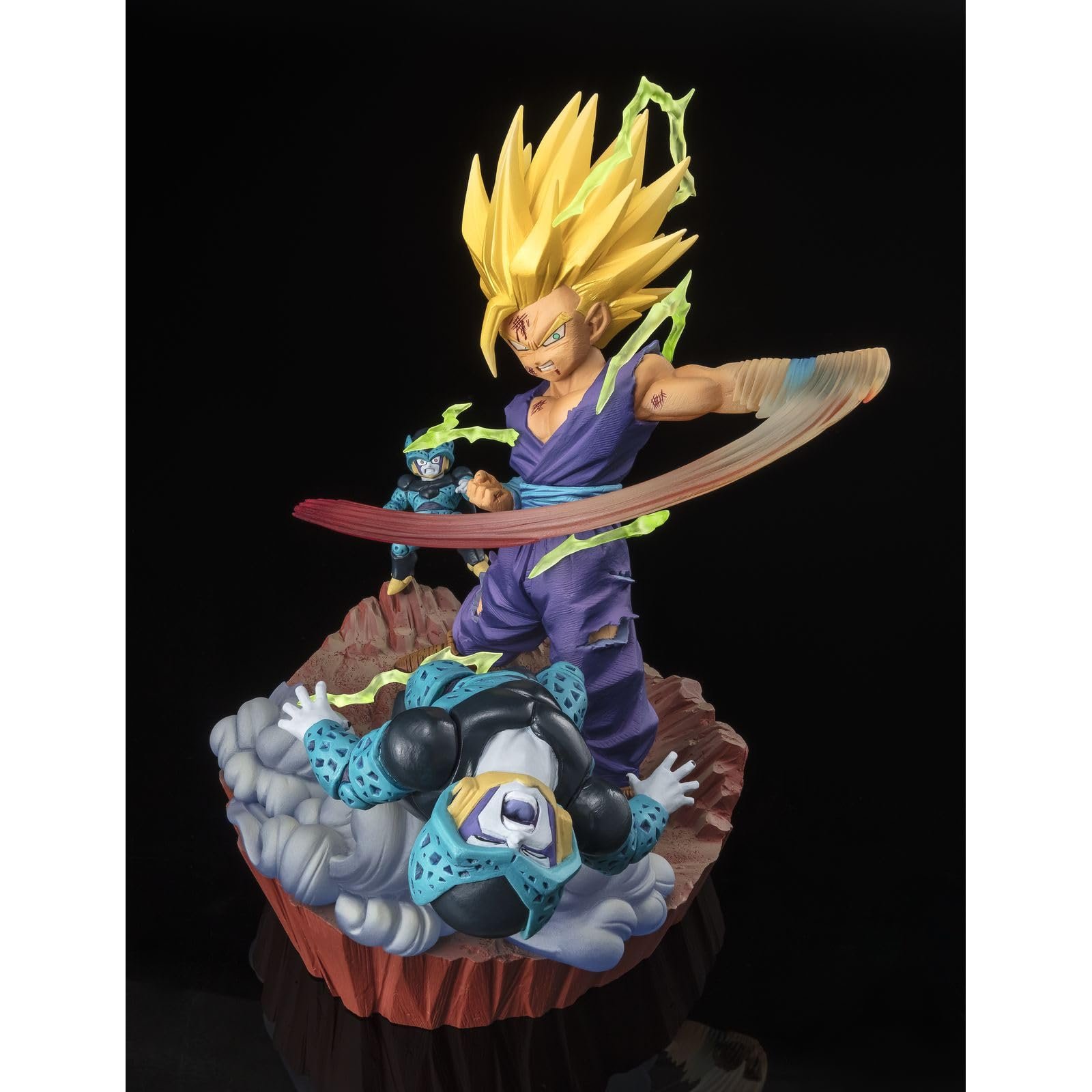 Статуэтка ПВХ Tamashii Nations Dragon Ball FiguartsZERO Extra Battle Супер Сайян 2 Сон Гохан - Ярость, вырывающаяся наружу - 20 см, фото №4