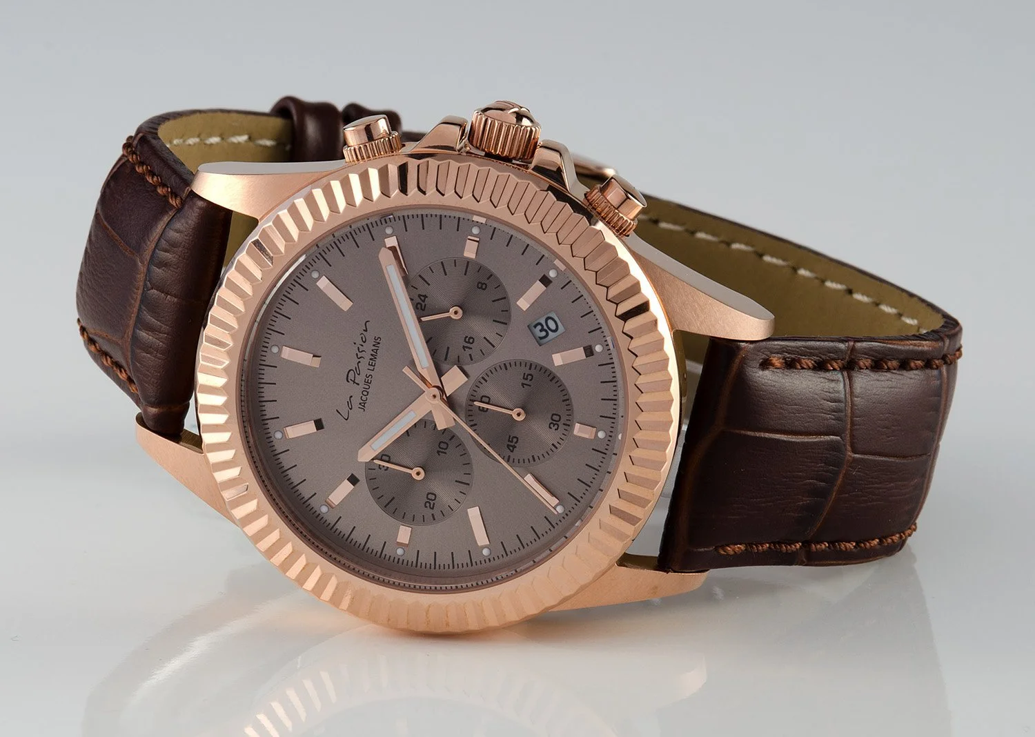 Годинник Jacques Lemans La Passion Унісекс Аналоговий Кварцовий Шкіряний, фото №4 Годинник Jacques Lemans La Passion Унісекс Аналоговий Кварцовий Шкіряний, фото №4