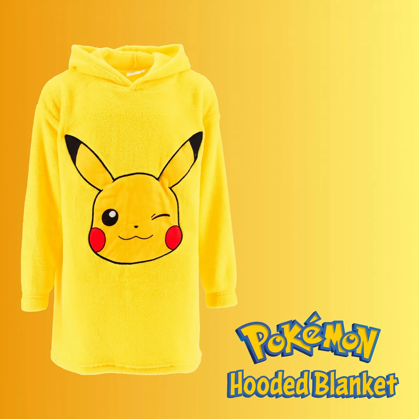 Толстовка-ковдра для хлопчиків Pokemon з дизайном Пікачу, фото №2 Толстовка-ковдра для хлопчиків Pokemon з дизайном Пікачу, фото №2