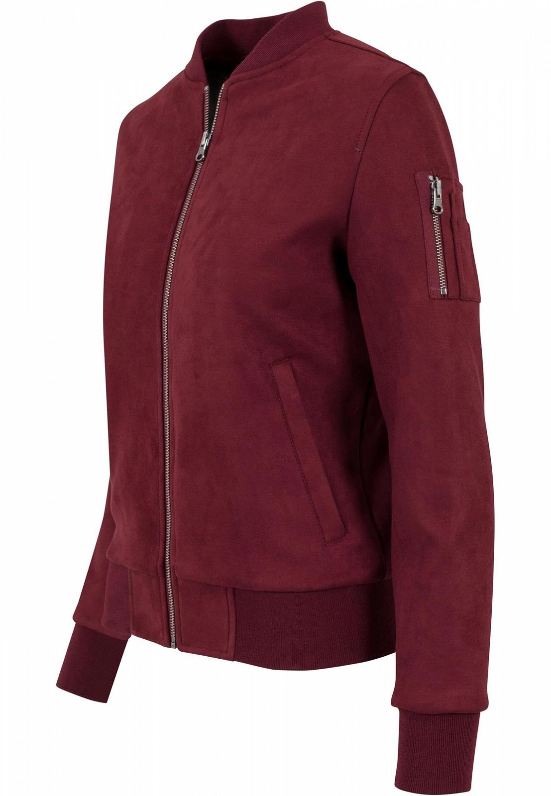 Бомбер Urban Classics Faux Suede Женский, фото №4 Бомбер Urban Classics Faux Suede Женский, фото №4