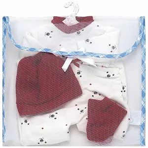 Аксесуари Llorens Одяг для ляльок 1094205 Піжамний набір з шапкою для ляльок 40-42 см synthetic.ua - Фото 1