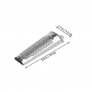 Терка VALICLUD 2 шт. Измельчитель имбиря из нержавеющей стали с подвесной петлей synthetic.ua - Фото 1