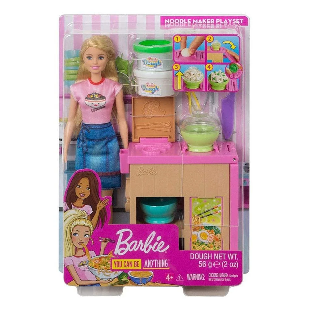 Одяг Barbie GHK43 Making Noodle Playset Блондинка з приладдям, фото №5