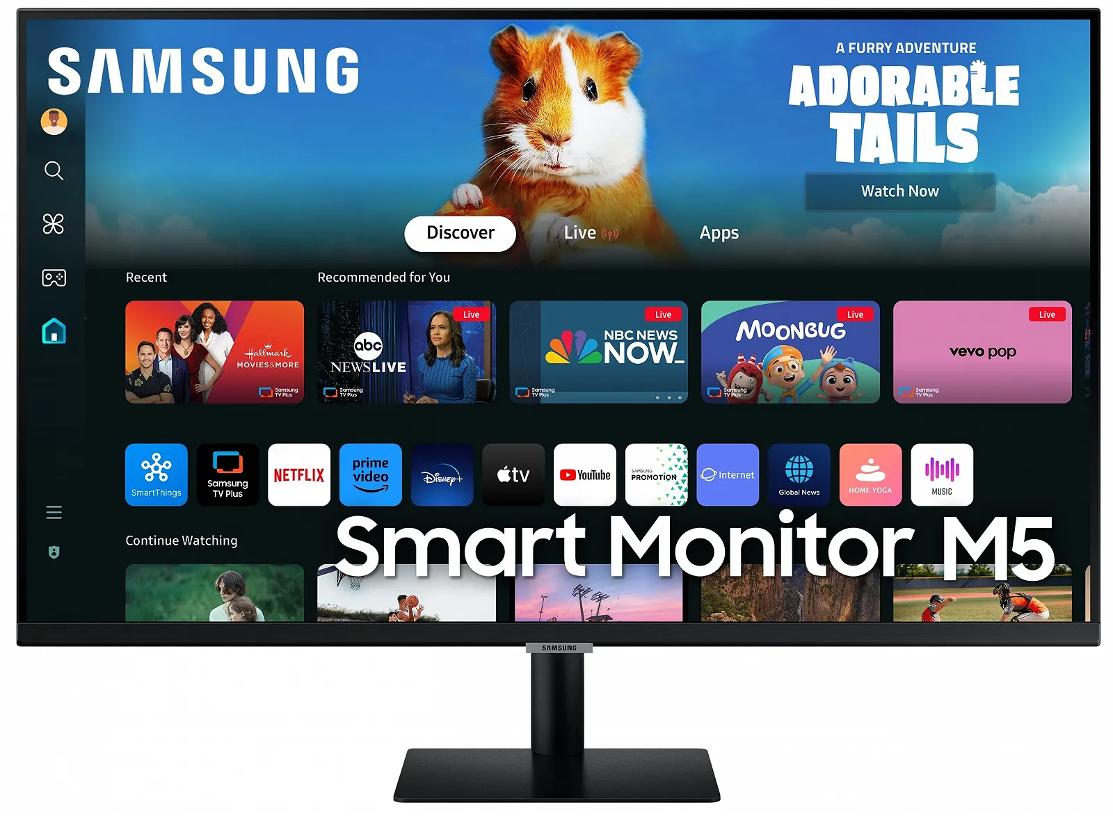 Монитор 27" Samsung SMART M5 M50D Full HD VA 60 Гц, фото №1