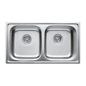 Мойка кухонная HAIBA 78x43 satin HB0566 Мойка кухонная HAIBA 78x43 satin HB0566